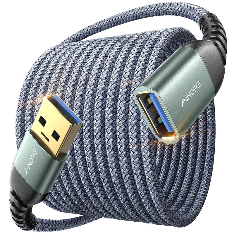 USB Extension Cable 10FT,USB Extender,USB 3.0 Extension Cable, Male to Female…
