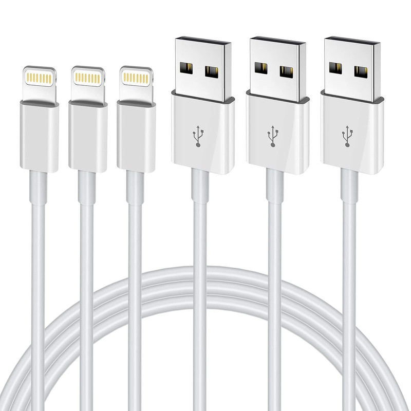 Iphone Charger 3FT, [Apple Mfi Certified] Lightning Cable Original 3Pack USB Fas gallery