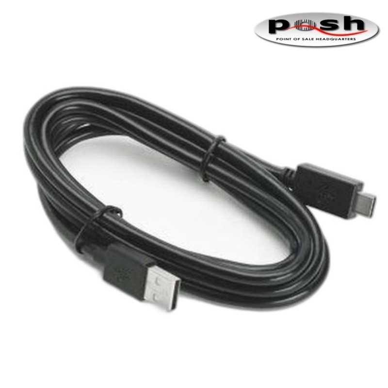 NEW Zebra CBL-U67-S07ZAR CABLE – SHIELDED USB-C RIGHT-ANGLE TO USB-A, 5GB DATA