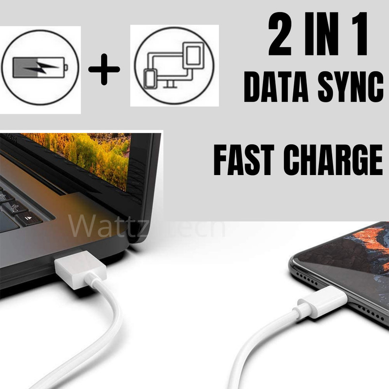 3/6Pack USB Fast Charger Data Cable 3Ft 6Ft Lot For iPhone 14/13/12/11/XR/8 Cord gallery