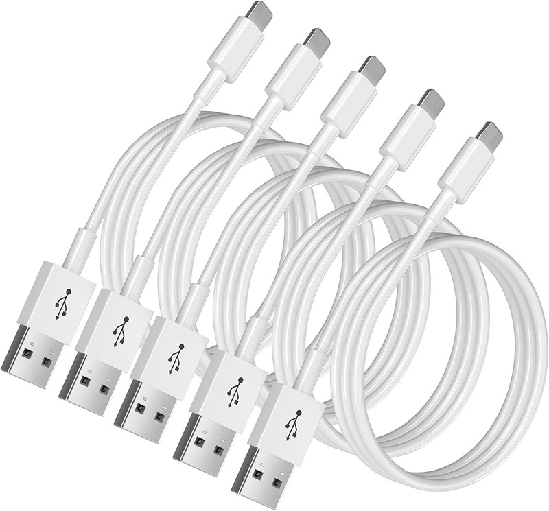 5Pack Lot USB Fast Charger Cable Cord For Apple iPhone 6 7 8 Plus XR 11 12 13 14