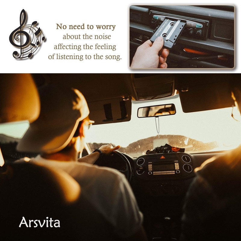 Car Audio Cassette To Aux Adapter 3.5 Mm Auxillary Cable Tape Adapter gallery