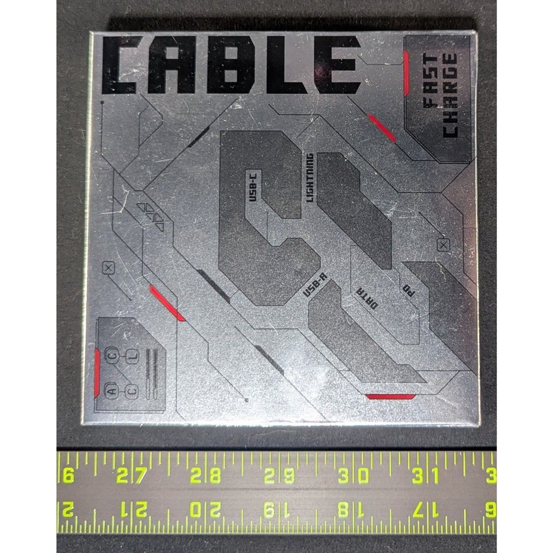 NEW - Cable USB-C Micro USB Multi Charging Cable Organizer gallery