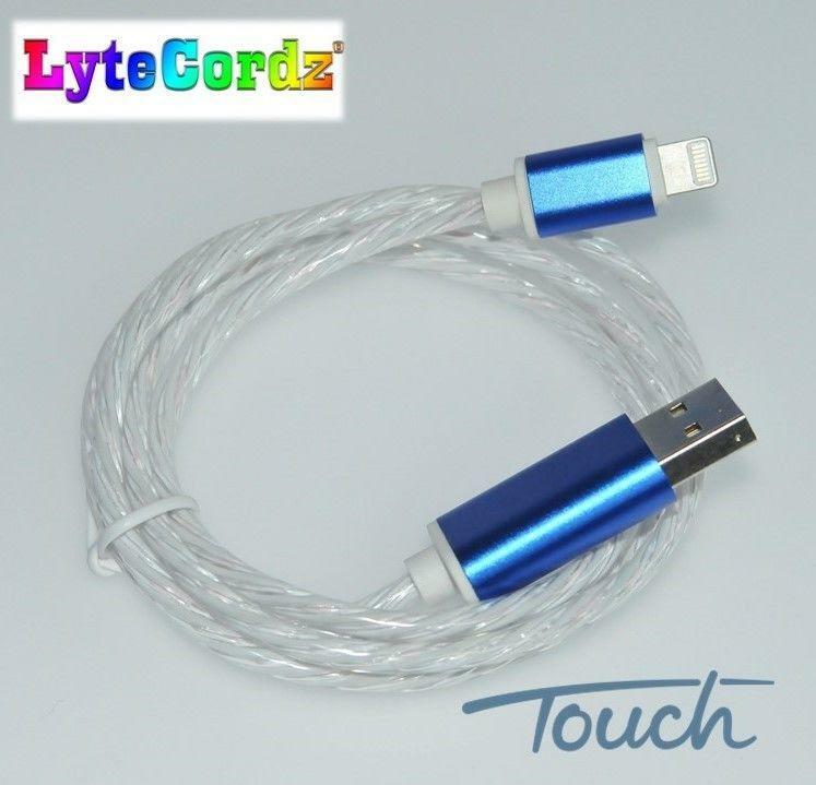 Light Up LED TOUCH SENSITIVE Flowing Charging Charger Cord - All Phones gallery