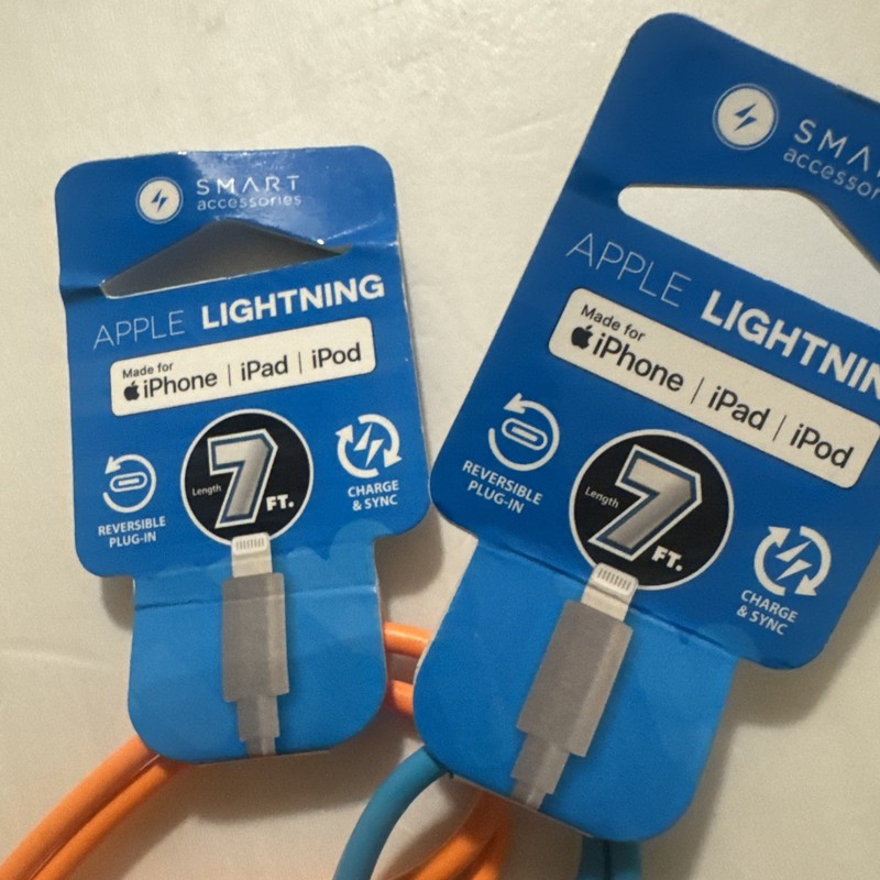 3 total Long Charging Charger Cable USB Cord iPhone Lghtng Smart Accessories gallery
