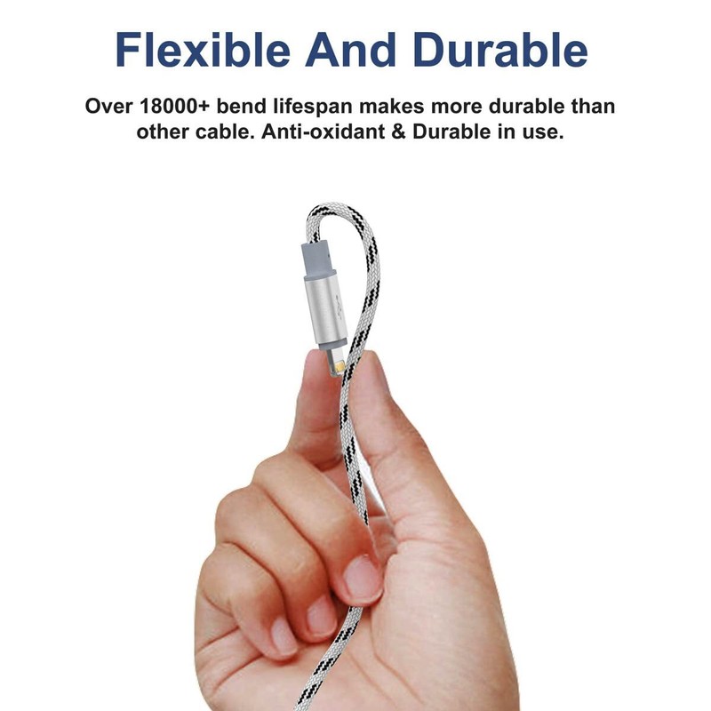 2Pack Multi Charging Cable 3.5A, 10Ft 4 in 1 Long Multiple Fast Charger Cable... gallery