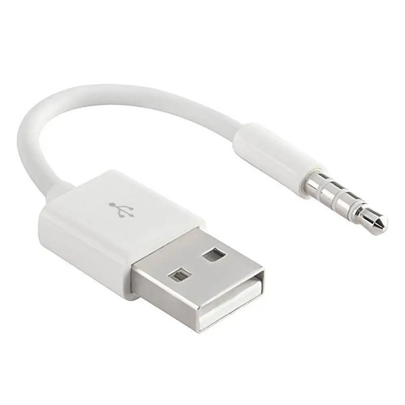 Charger Data USB 3.5mm Sync Audio Cable For IPod Shuffle 3rd 4th Gen Accessory gallery