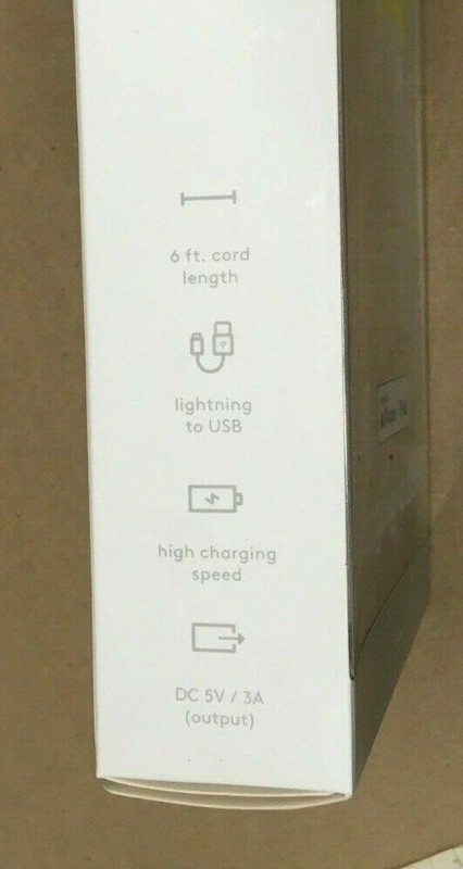 Heyday Charging Cable for iPhone/ iPad . 6 ft high charging speed gallery