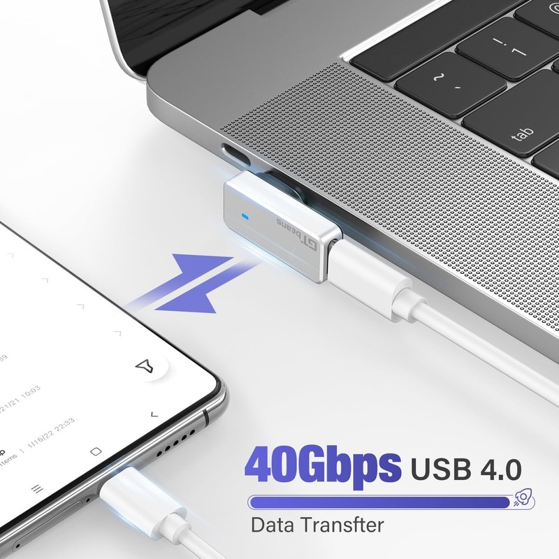 USB C Magnetic Adapter 2 Pack for Fast Charging and Data Transfer gallery