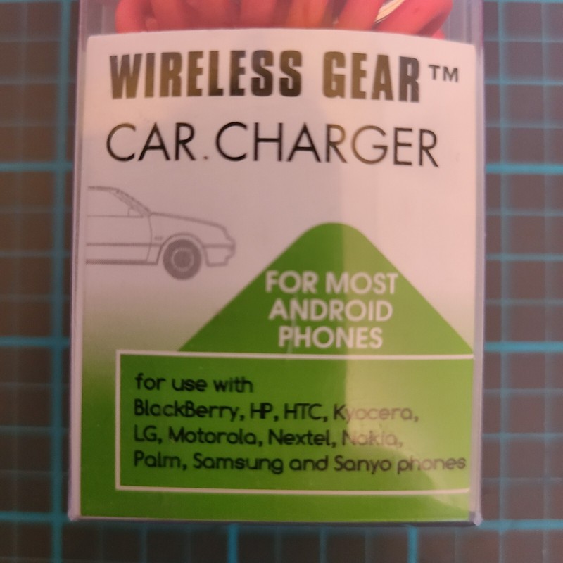 Wireless Gear Micro USB Car Charger For Use With Micro USB Devices Red gallery