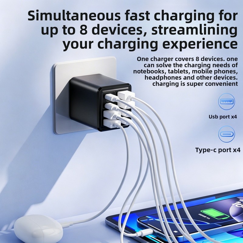 For Motorola Moto G 2026 (2025) 2024 Play 160W USB-C Fast Wall Charger & Cable gallery