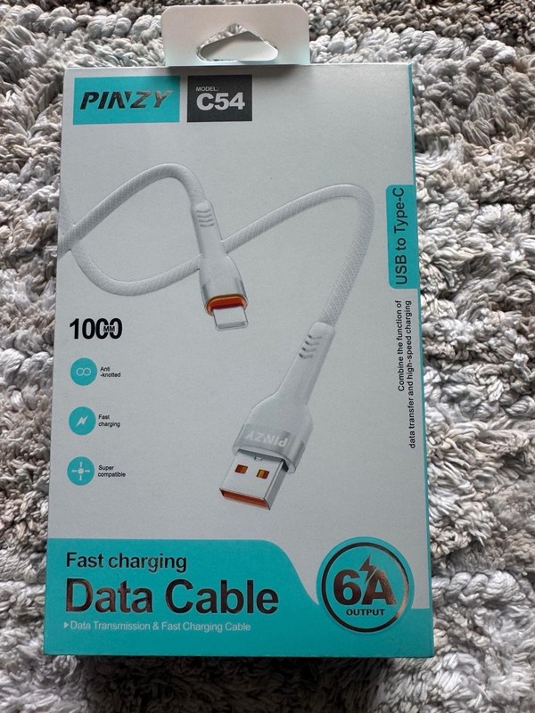USB Fast Charging Dual Type C Charger Cable 3ft 4in1 27w/65w for iPhone/Samsung gallery