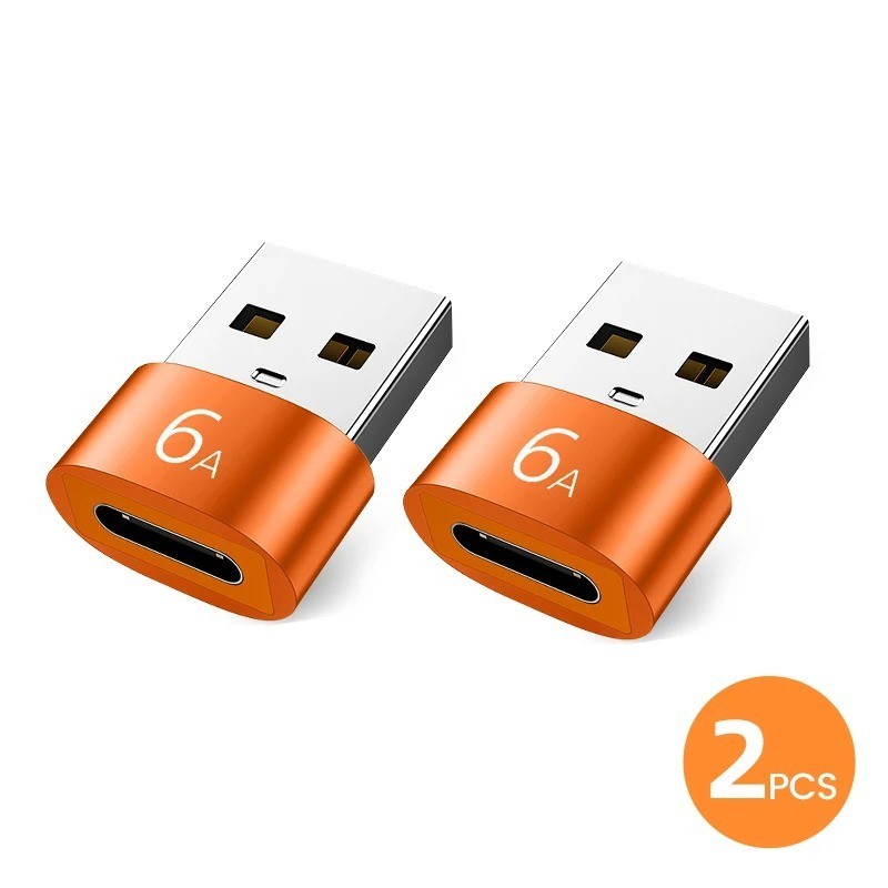USB Type-C to USB 3.0 Adapter OTG Converter for Phones & Tablets 2pcs