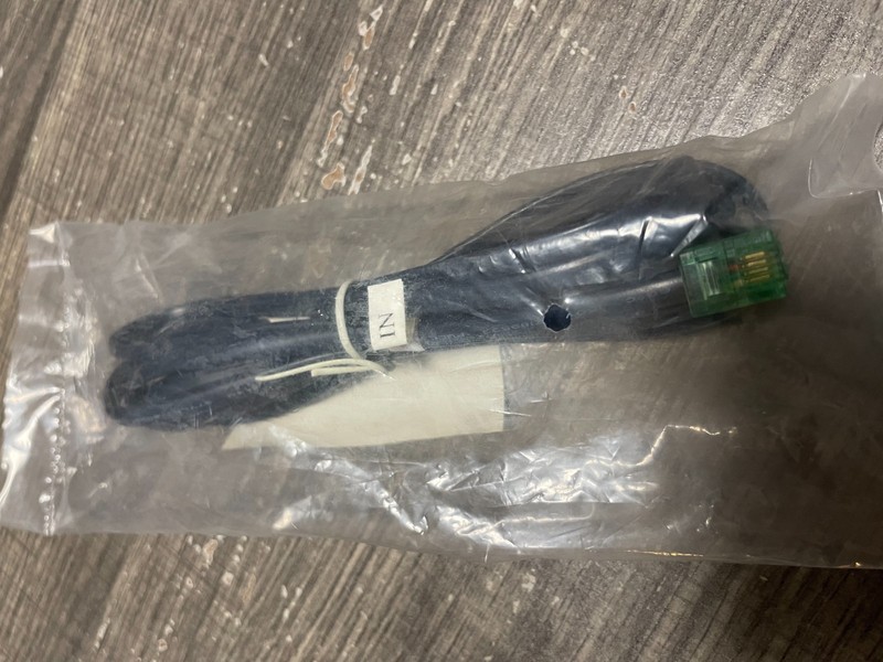 Hewlett Packard 6 foot modem cable 5187-4059- 4 pin-Telephone line NEW gallery