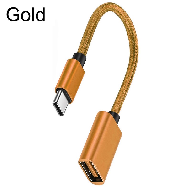 USB-C Type C Male to USB 3.0 Type A Female OTG Adapter Converter Cable Cord gallery
