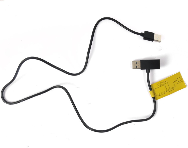 USB Splitter USB Power Data Adapter Y-Cable Black for Android Auto Wireless Carp gallery