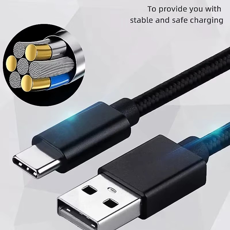 Braided USB Type-C For iPhone 17/16/15 Cable Fast Charger Charging Data Cord Lot gallery