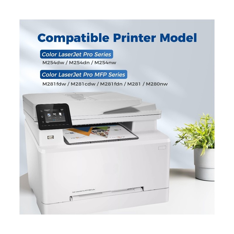 202A Toner Cartridges 4 Pack (5700 Pages) Compatible with Color LaserJet MFP ... gallery