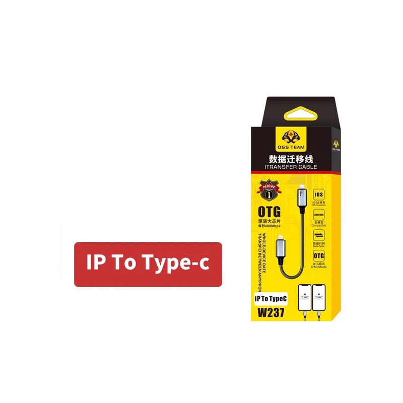 OSS W237 Data Recovery Cable for Data Guide Data for IPHONE TO Micro TYPE-C gallery