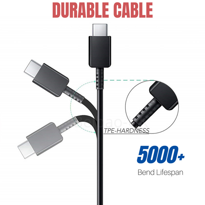 6 Pack Type USB-C Cable PD Fast Charger 3FT For Samsung S20 S22 iPhone 15 16 Pro gallery