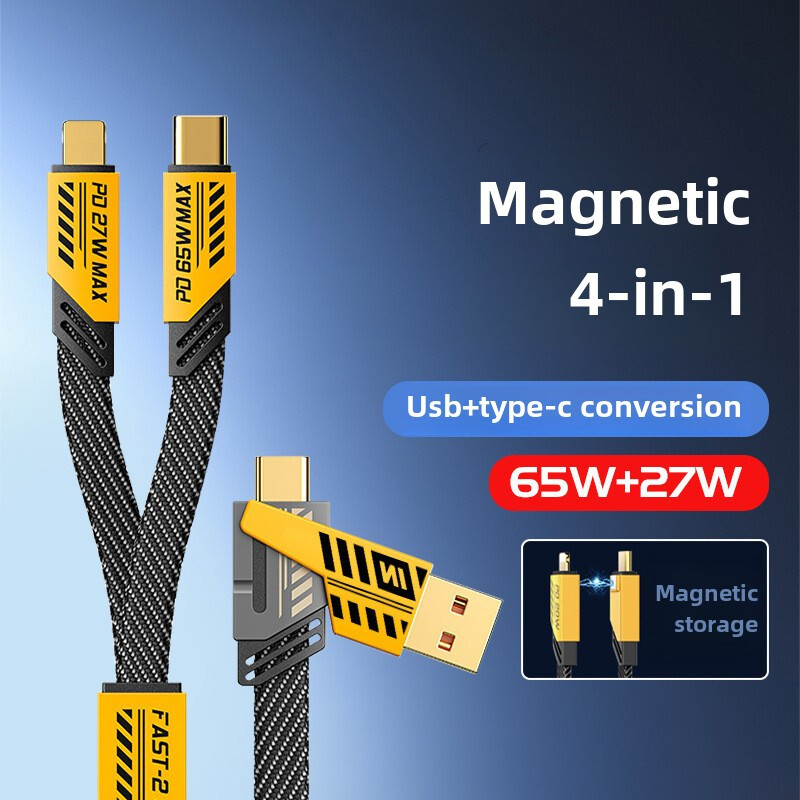 200W TypeC Wall Charger 4-In-1 Super 4FT Cable For iPhone 16 15 14 13 12 Pro Max gallery