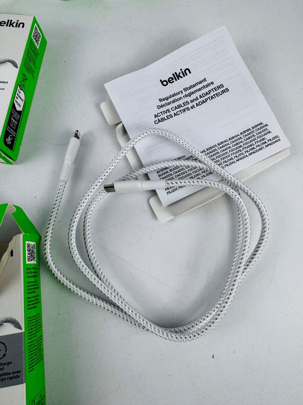 Belkin BoostCharge Cable 3.3FT Bundle USB-C to USB-C & USB-A to USB-C &USB-C Cab gallery