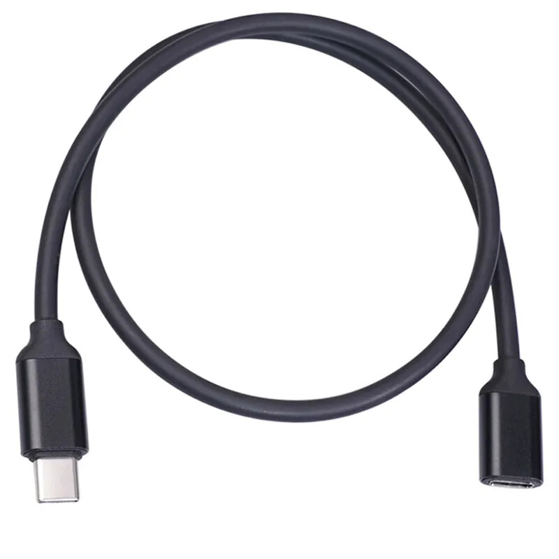 iPhone 5 through 15 Dock Extension Cable Cord 1 Foot or 3 Feet - Black or White gallery