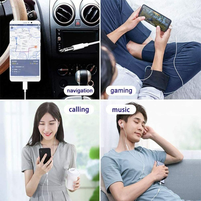Wholesale Audio Adapter Cable For Samsung Galaxy S10 to S23 (Type C To AUX) gallery