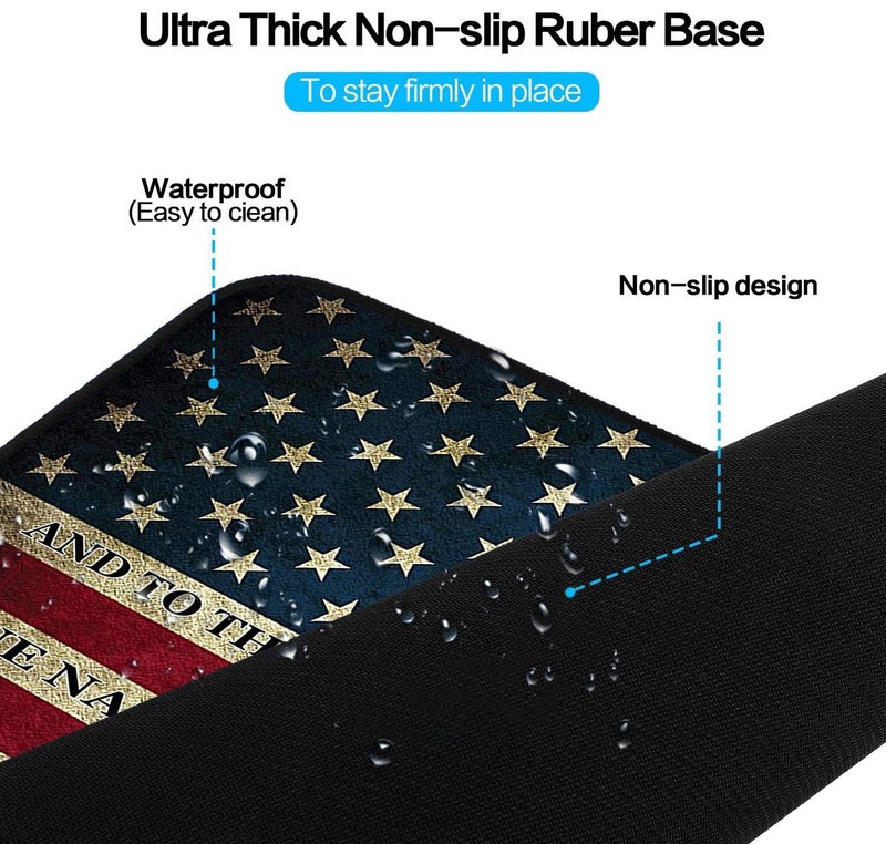 Extended Gaming Mouse Pad and Coaster, Large Non-Slip Rubber Base Mousepad wi... gallery