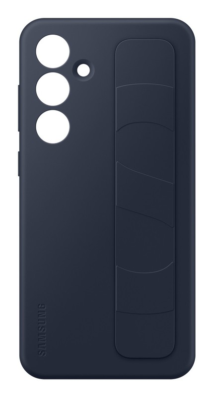 Samsung Standing Grip Case for Galaxy S24 FE Blue Black EF-GS721CNEGWW