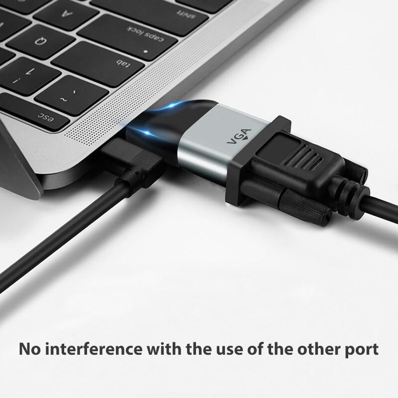 Type C To HDMI DP Mini Displayport VGA RJ45 Adapter USB C Audio Video Converter gallery