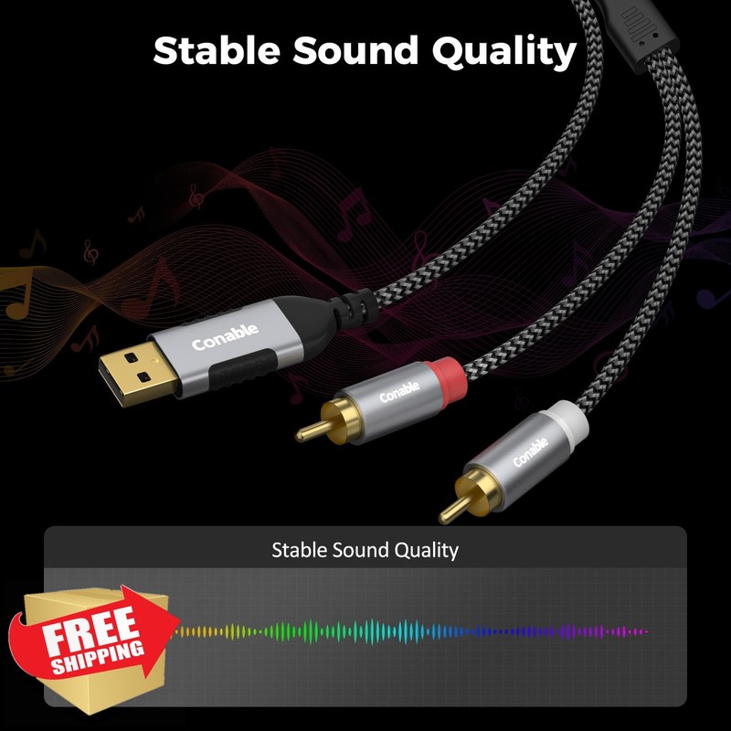 Conable USB to RCA Cable 25FT gallery