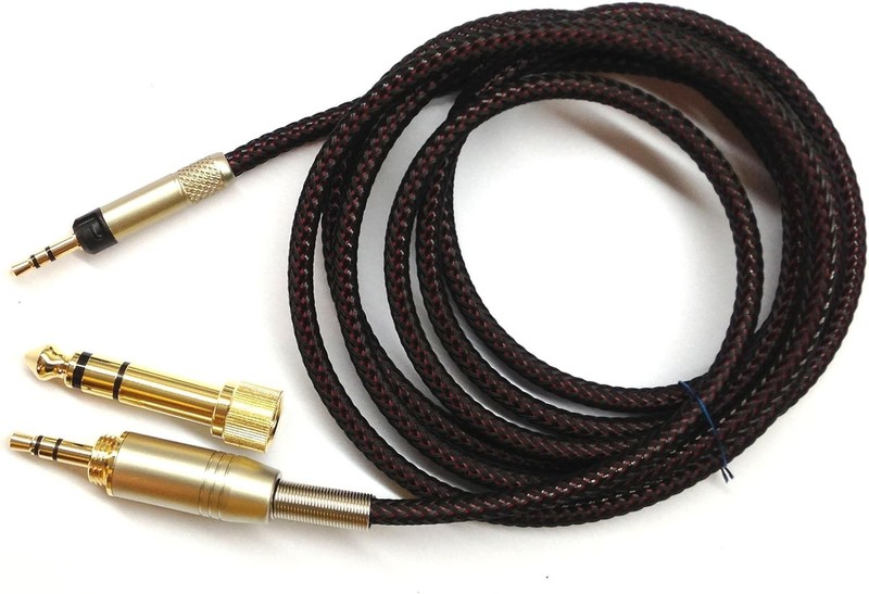 1.2 Meter Replacement Audio Cord Compatible with ATH M50x M40x M70x