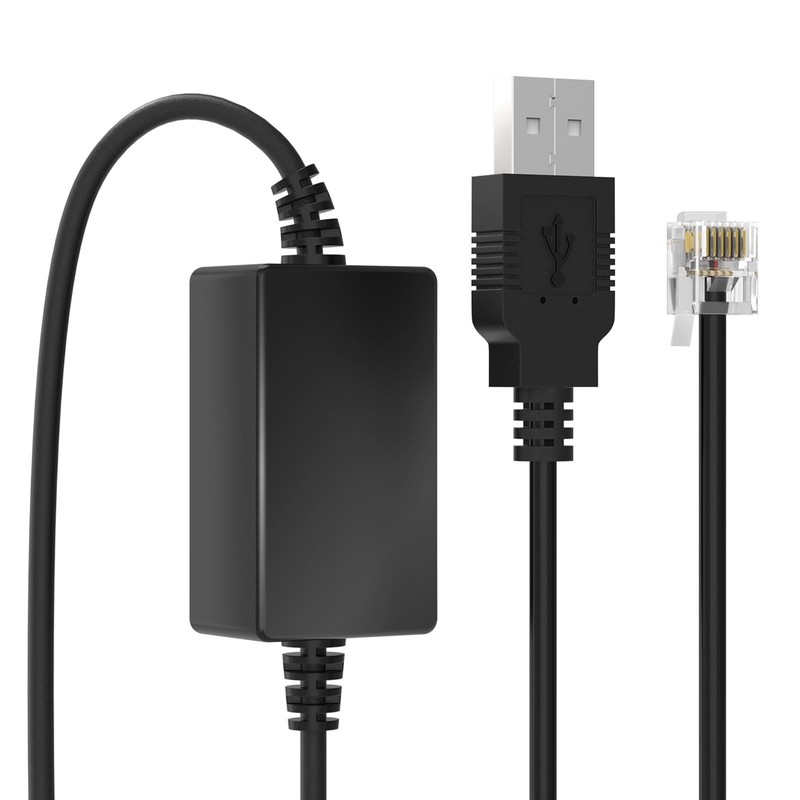 Radar Detector Power Cable, USB to RJ11 Plug Cord Compatible with Escort Pass…