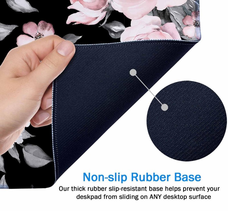 Large Extended Gaming Mouse Pad, Large Non-Slip Rubber Base Mousepad, Keyboar... gallery