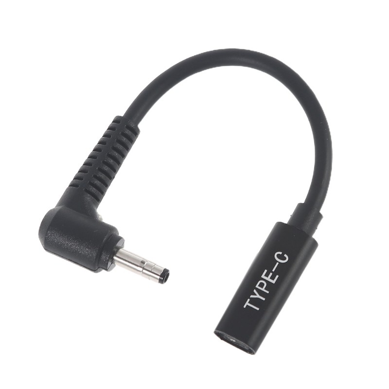 USB Charging Cable Type C Female to for DC 4.0×1.7mm for Laptop Interconnects