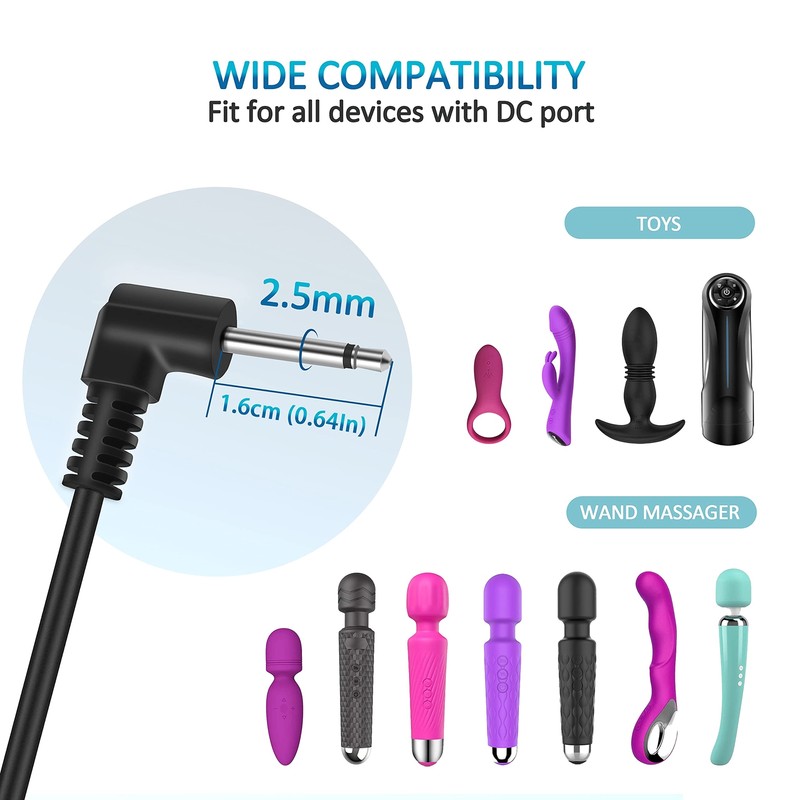 Bicmice 2.7Ft DC Charger Fast DC Charging Cable USB to DC 2.5mm Replacement C... gallery