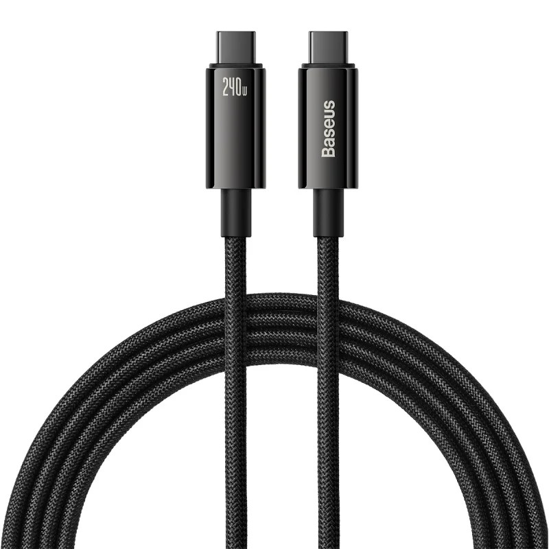 Baseus 240W USB C Cable PD 3.1 For MacBook Samsung S22 Xiaomi iPad Huawei PD