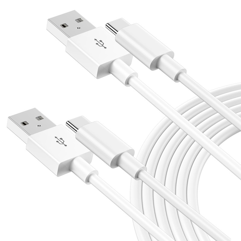 Car Charger for iPhone 16 15 Carplay Cable,[Apple MFi Certified] 2 A-C, white