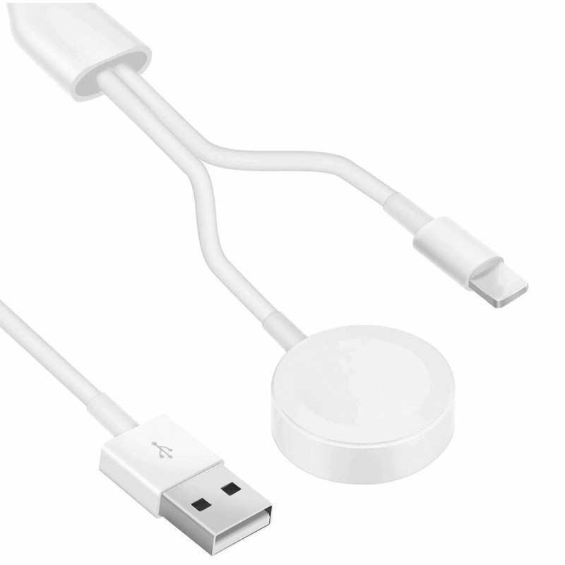 3 in 1 USB Magnetic Charger Cable For iPhone 13 12 11 8 6 Apple Watch SE 6 5 4 3