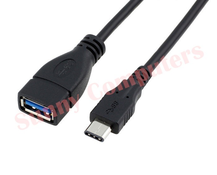 Premium USB 3.1 Type-C Male Connector to USB 3.0 Female OTG Adapter Cable 1M OZ gallery