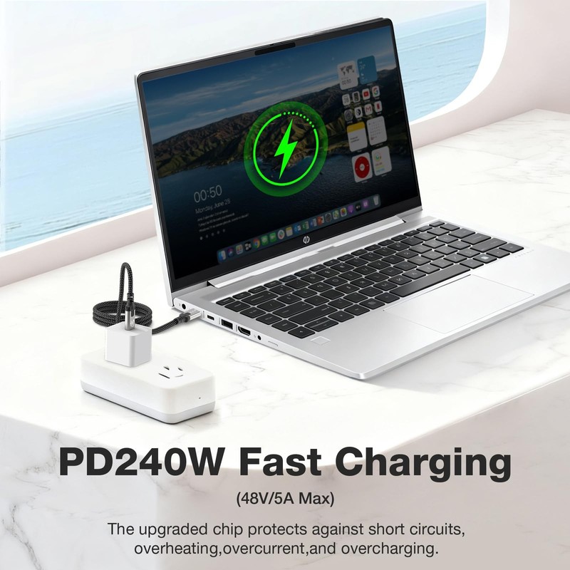 USB C to USB C Cable,USB C 3.2 Gen 2*2,4K@144Hz, 8K@30Hz Video Monitor Displa... gallery
