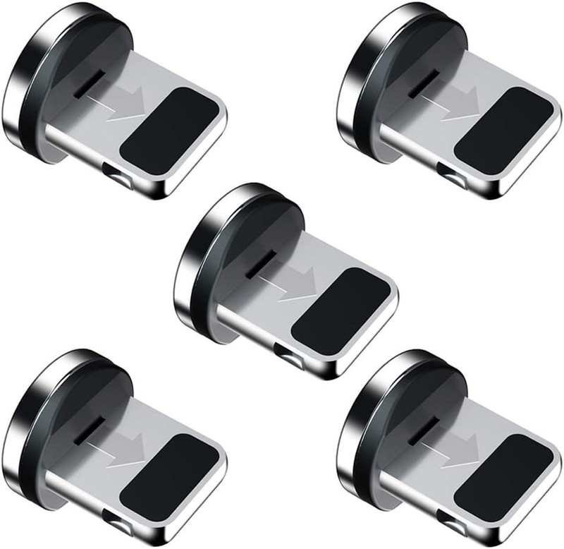 Magnetic Connector Tip Heads 5-Pack Magnetic Adapter 360° Rotating Strong Mag... gallery