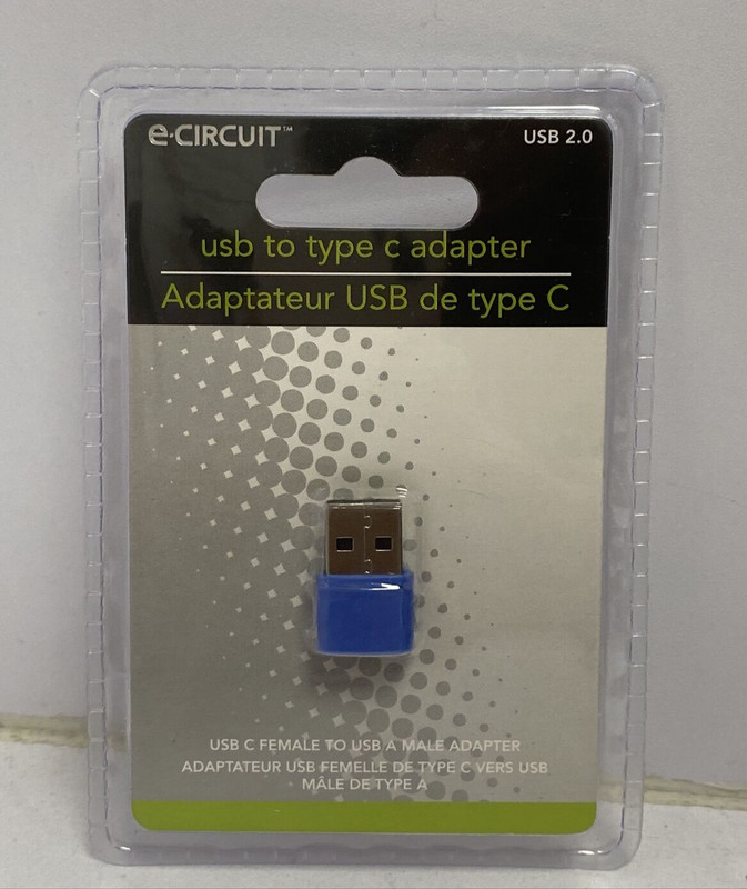 E- Circuit USB to Type C Adapter USB 2.0