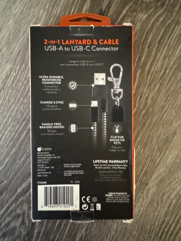 Helix 2-in-1 Lanyard & USB-C Cable