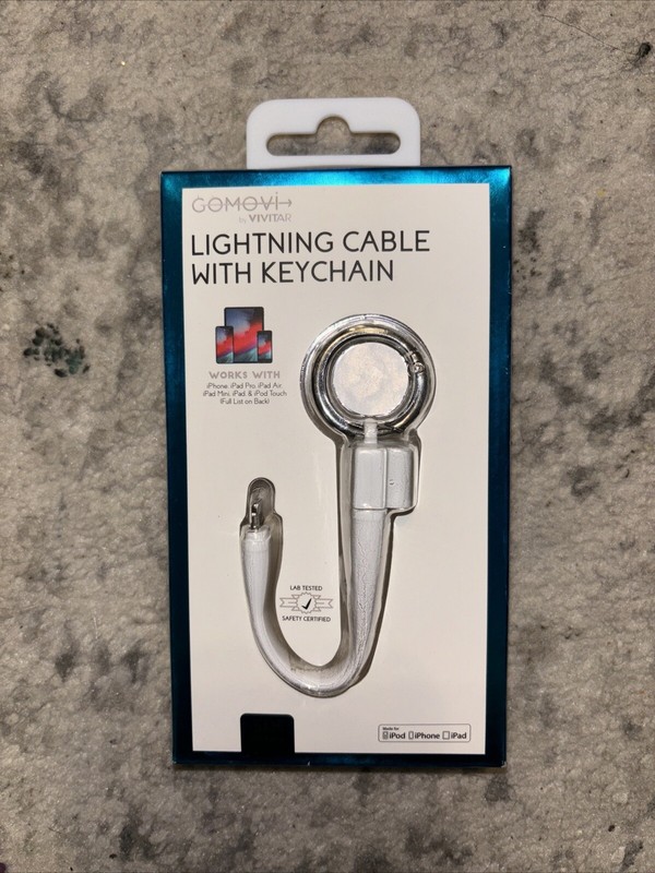 Gomovi By vivid Charging Cable With Keychain