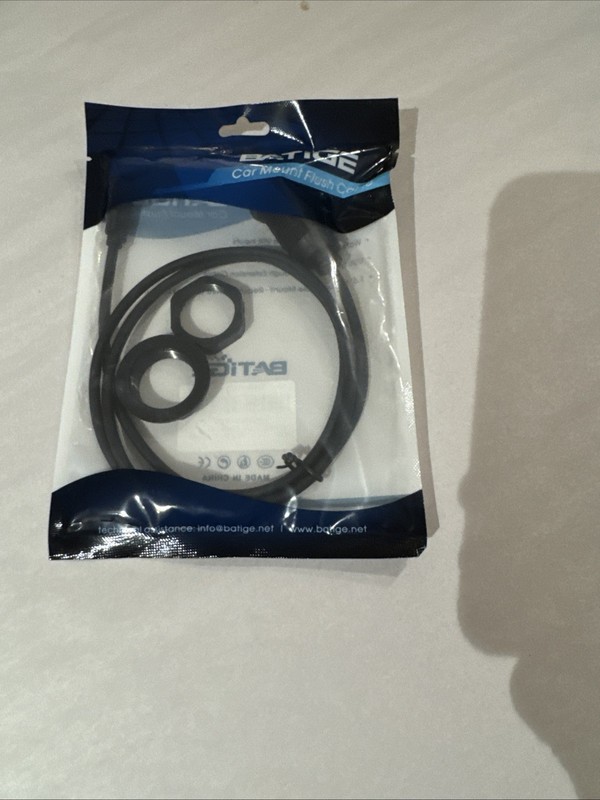 BATIGE Car Flush Mount USB Cable Panel Mount Male to Female 1-1/8″ Round Hole