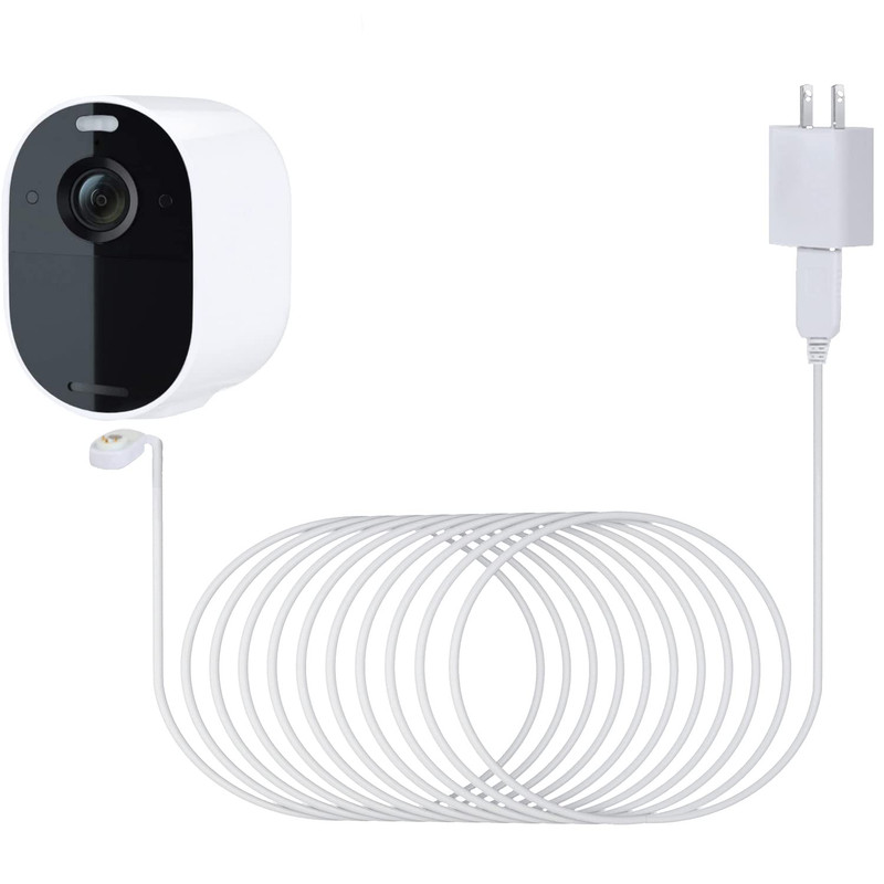 30FT Magnetic Charging Cable for Arlo Pro 3, Pro 4, Ultra 2, Continuous Outdoor