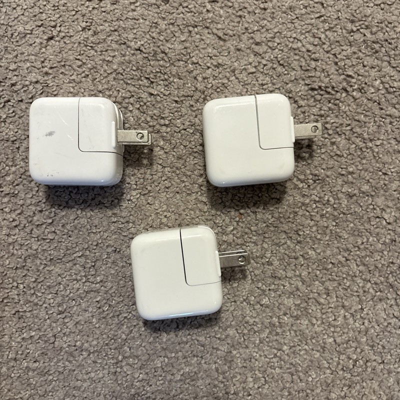 OEM Apple iPhone And iPad 12W USB Wall Charger Power ADAPTER Fast 🔌 gallery
