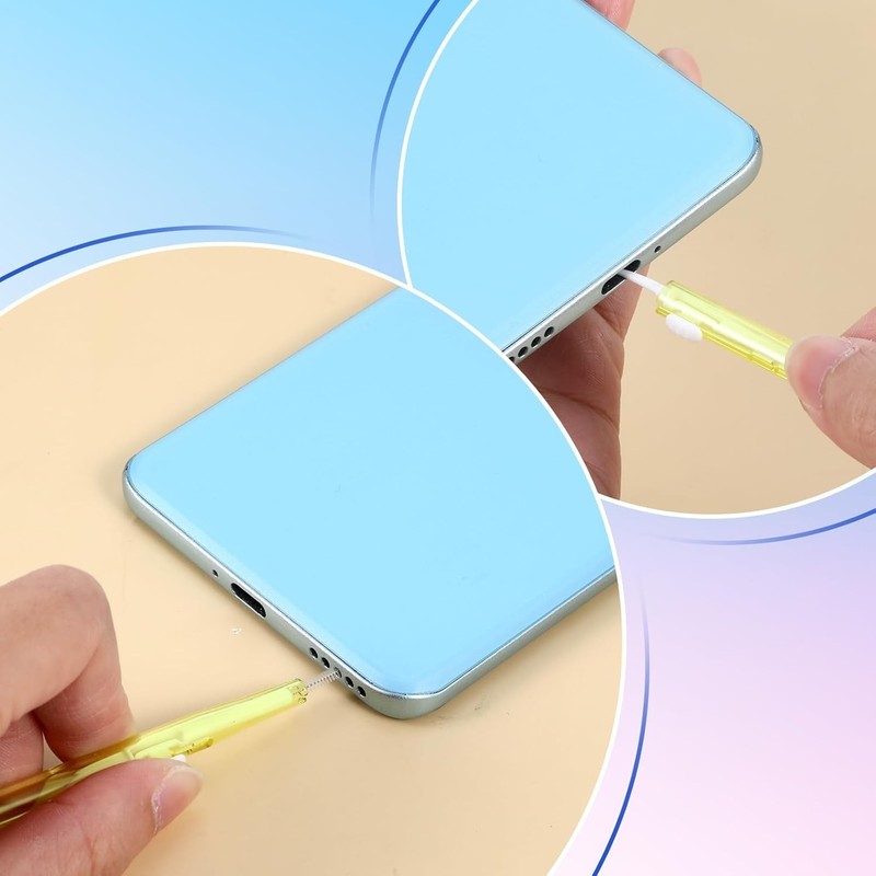 10 Pcs Charging Port Cleaner Phone Charge Port Cleaning Tool Kit Dual Side Mu... gallery